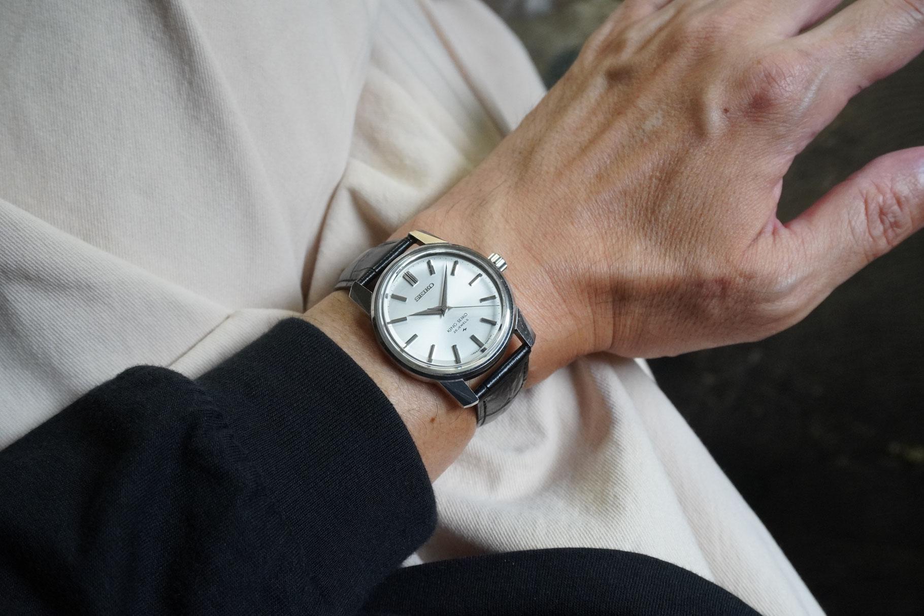 OH済み　SEIKO KS KingSeiko 手巻き25石 　諏訪精工舎　美品 OH済み SEIKO KS KingSeiko 手巻き25石 諏訪精工舎 美品 セイコー