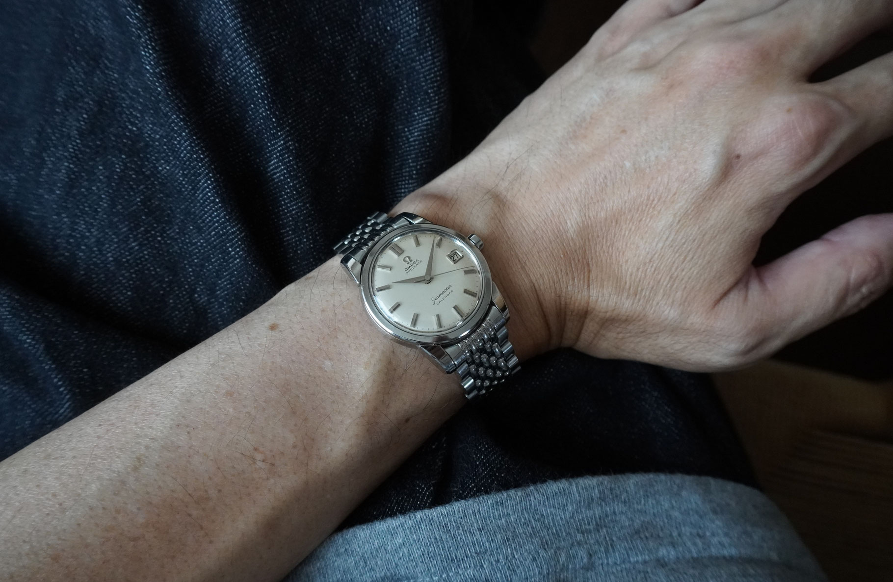 【不動品】オメガ　アンティーク腕時計 メンズ OMEGA デビル DE VILLE アンティーク メンズ腕時計 クオーツ