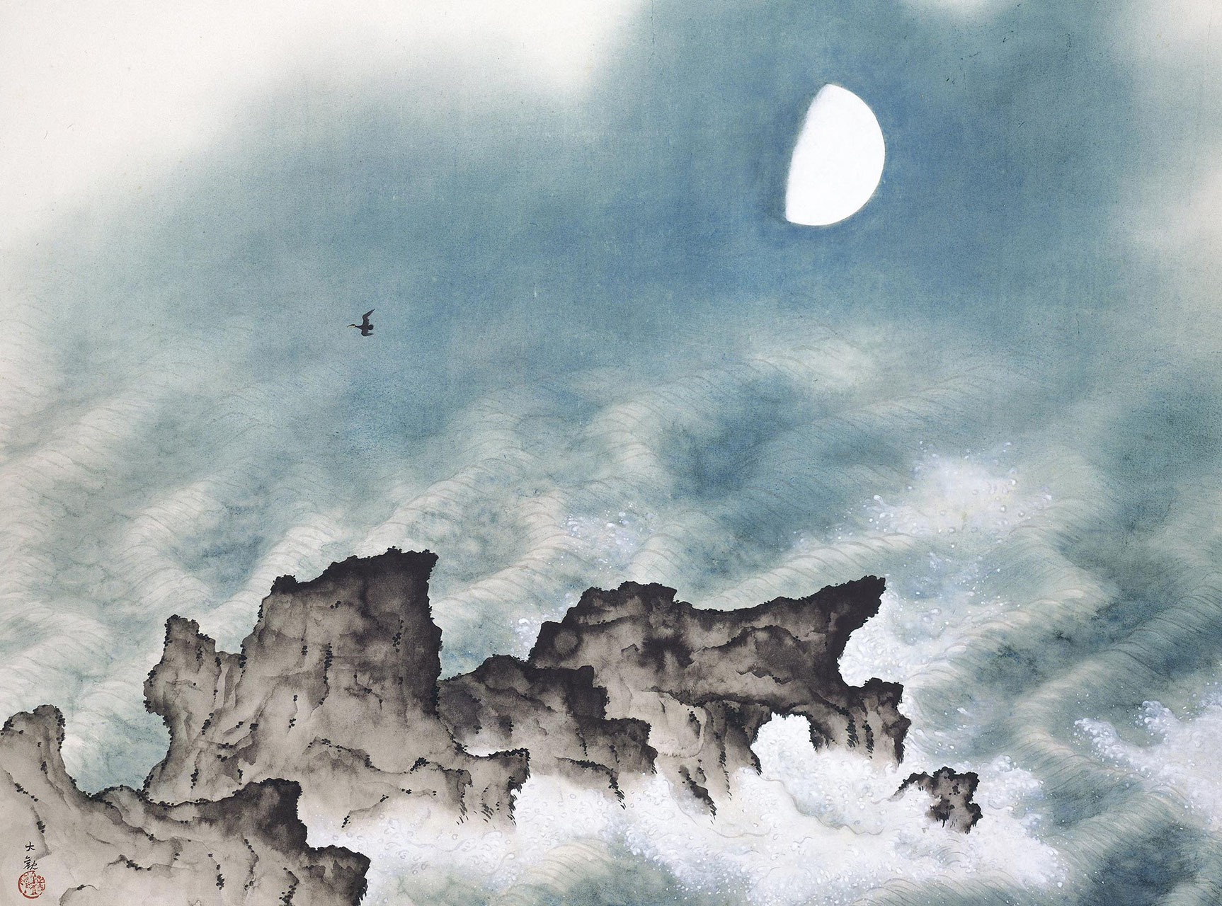 横山大観 絵画 販売 海潮 和紙ック 和紙 インテリア絵画販売 横山大観 絵画 販売 海潮 和紙ック 和紙 インテリア絵画販売