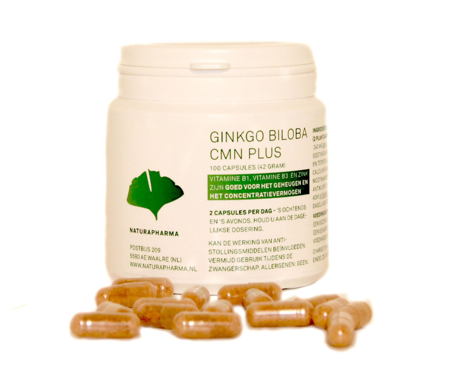 Ginkgo biloba kopen Naturapharma supplementen, jojoba, tea tree