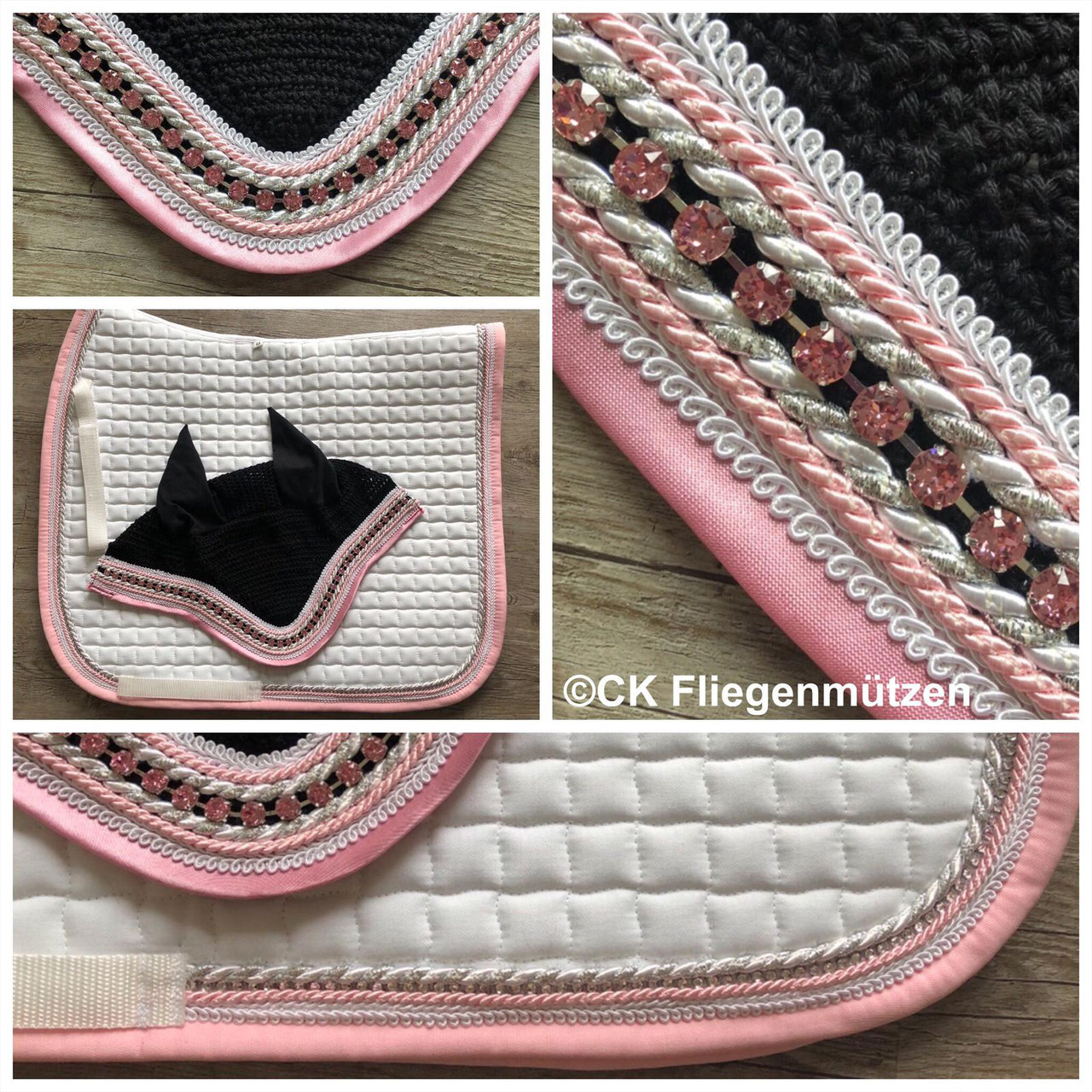 Schabracken Set S Ck Fliegenmutzen Handgefertigte Fliegenmutzen Fur Pferde