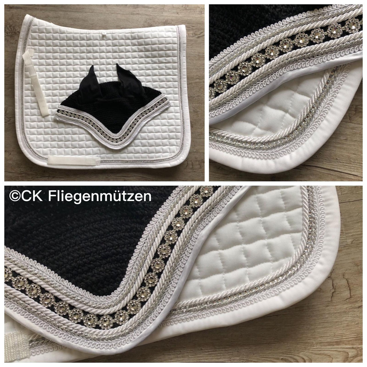 Schabracken Set S Ck Fliegenmutzen Handgefertigte Fliegenmutzen Fur Pferde