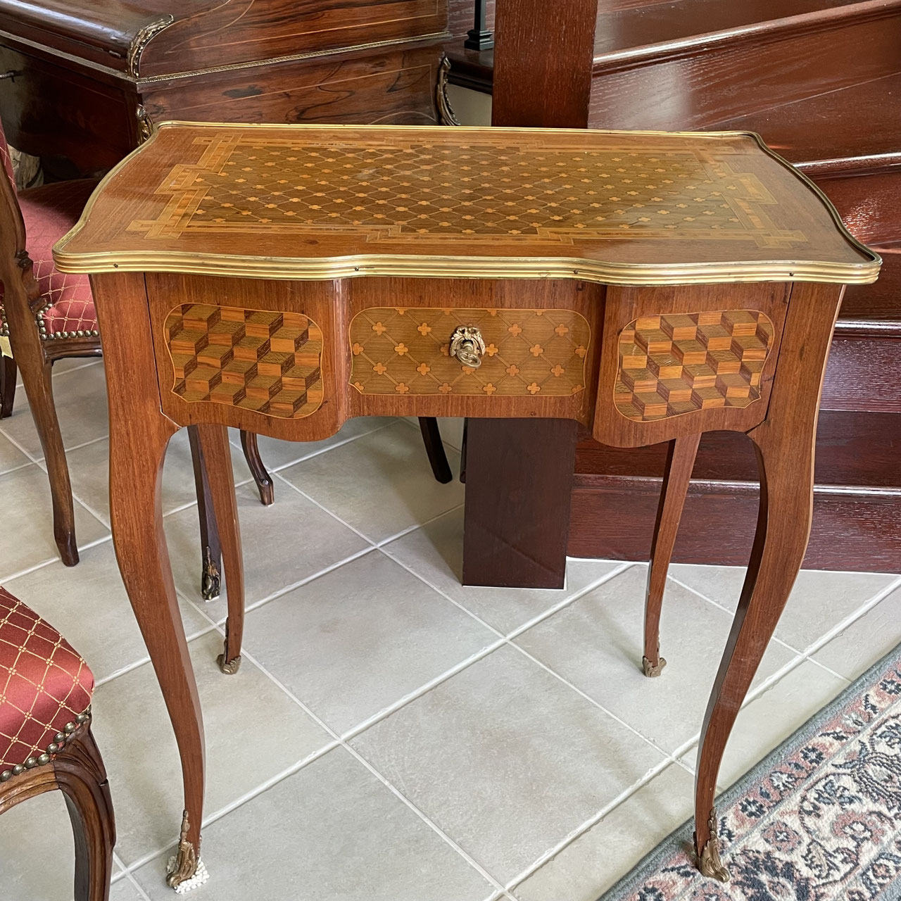 ディテールが素敵なソファ型ボックス 19世紀 フランスアンティーク