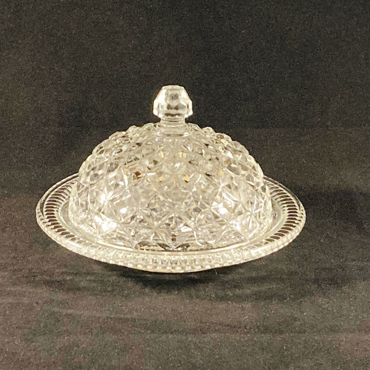 アンティーク ガラス 食器 デザートグラス 花柄 エッチング 1900-1920