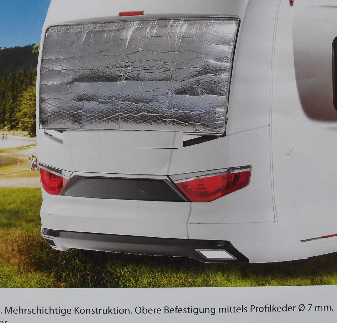 Hindermann Thermomatte für Wohnwagen Luftpolsterfolie 160 x 74 : :  Automotive