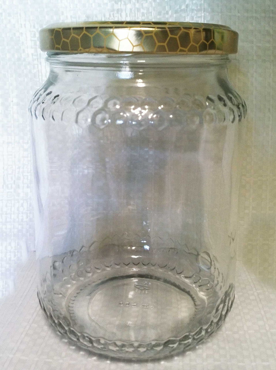 Vaso vetro Alveolo per miele da grammi 500 (20 pezzi per conf.) « Ughetto  Apicoltura