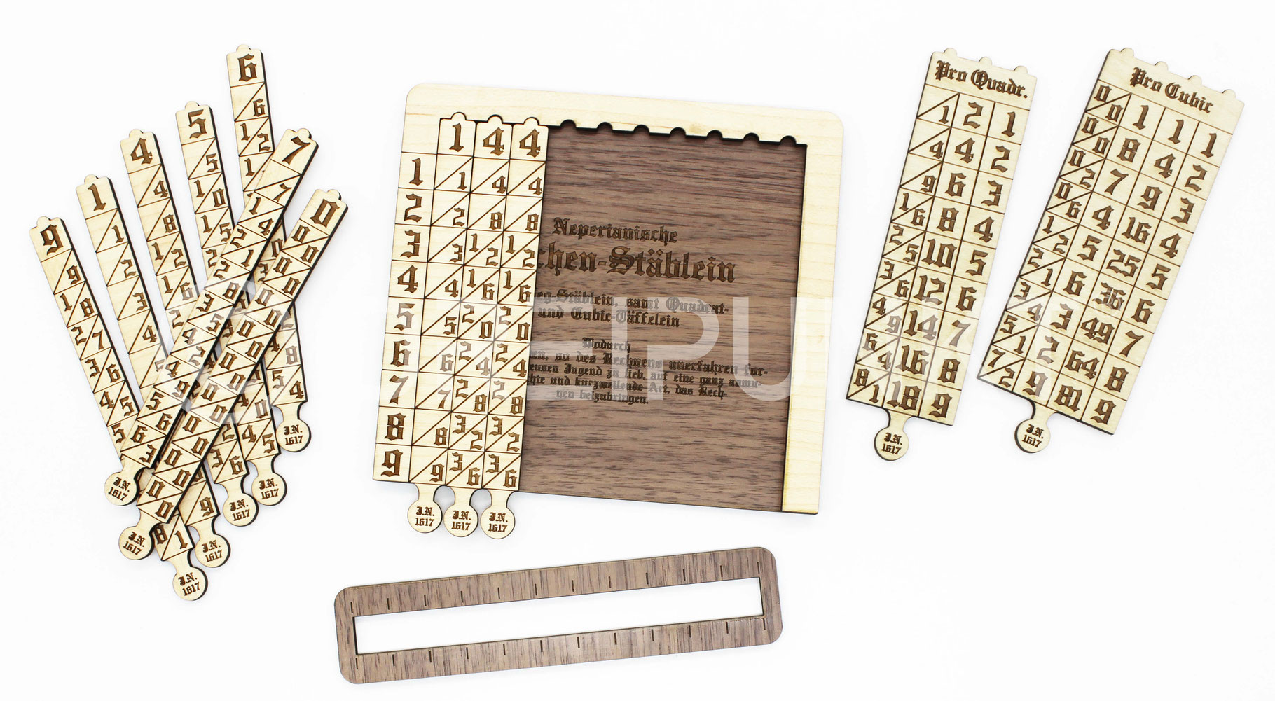 Napier s Bones Napiersche Rechenst bchen DREIPUNKT napier-s-bones-napiersche-rechenst-bchen-dreipunkt