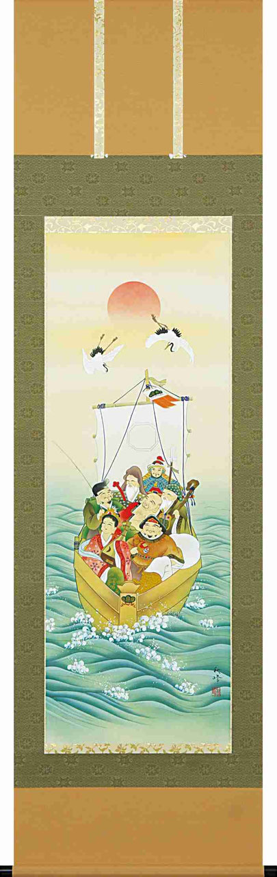 七福神の掛け軸 七福神 掛け軸」の人気商品一覧 | 安い商品を通販サイトから探す