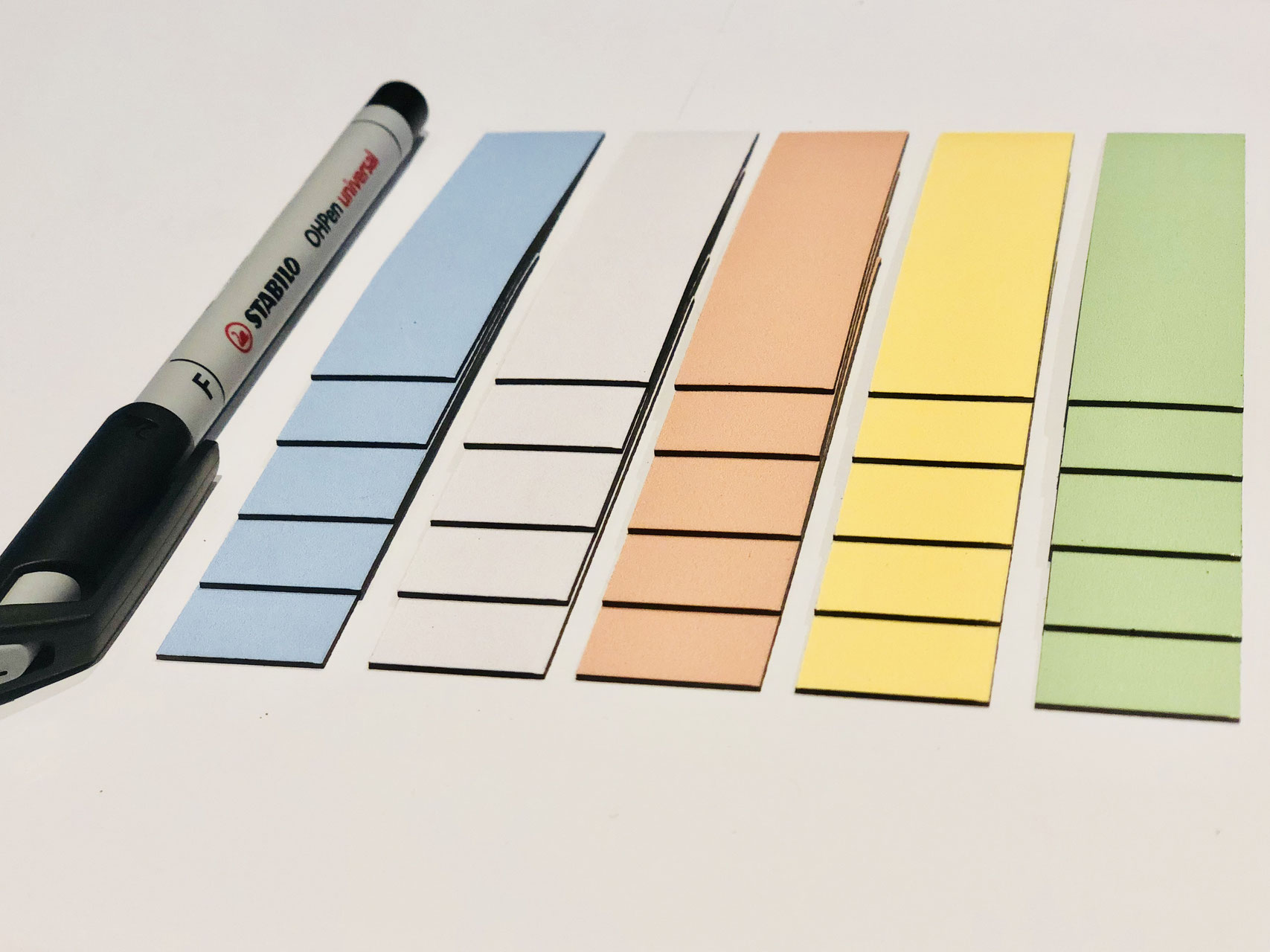 Mix Kanban oder Lean mit farbigem Rahmen Agile 25 Beschreibbare Magnete 7,5 x 7,5 cm mit Whiteboard marker für Scrum 5 Farben 