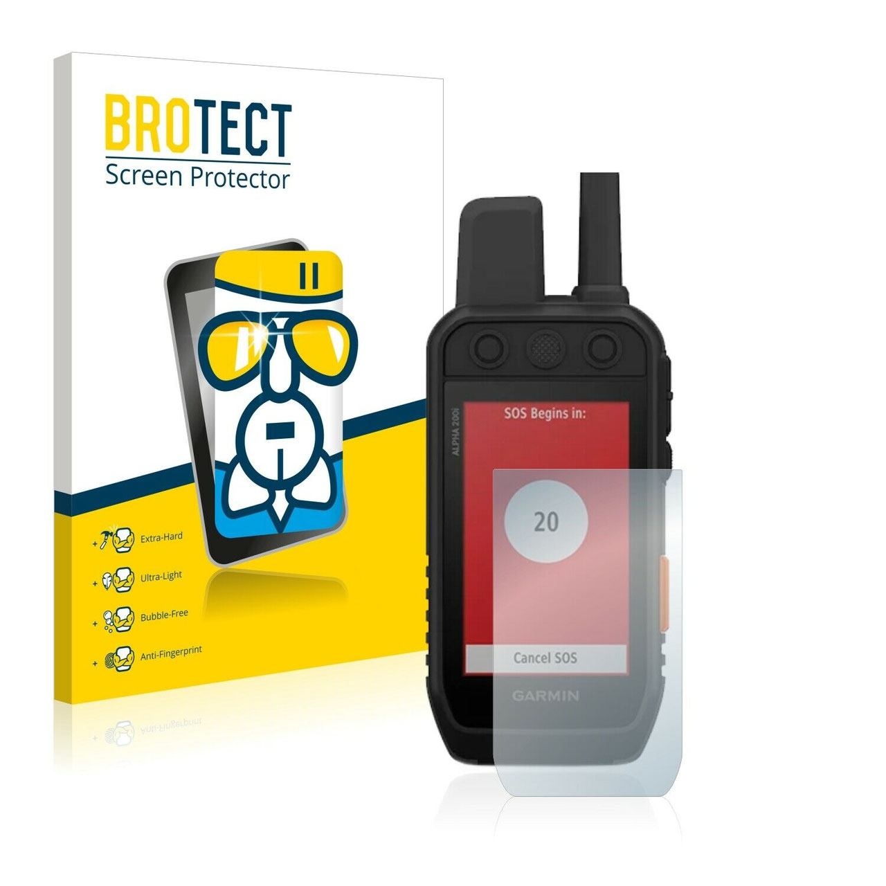 atFoliX Protecteur d'écran compatible avec Garmin GPSMap 64x