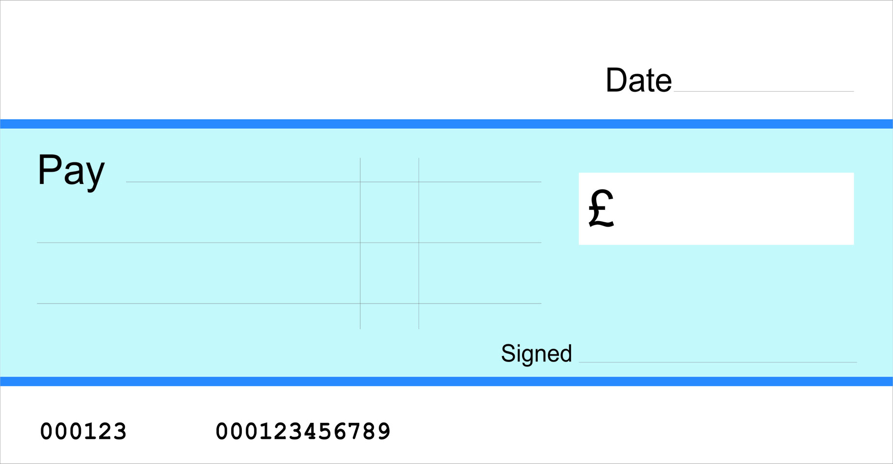 Big Branded Cheques - The Home of Big Presentation Cheques Within Blank Cheque Template Uk