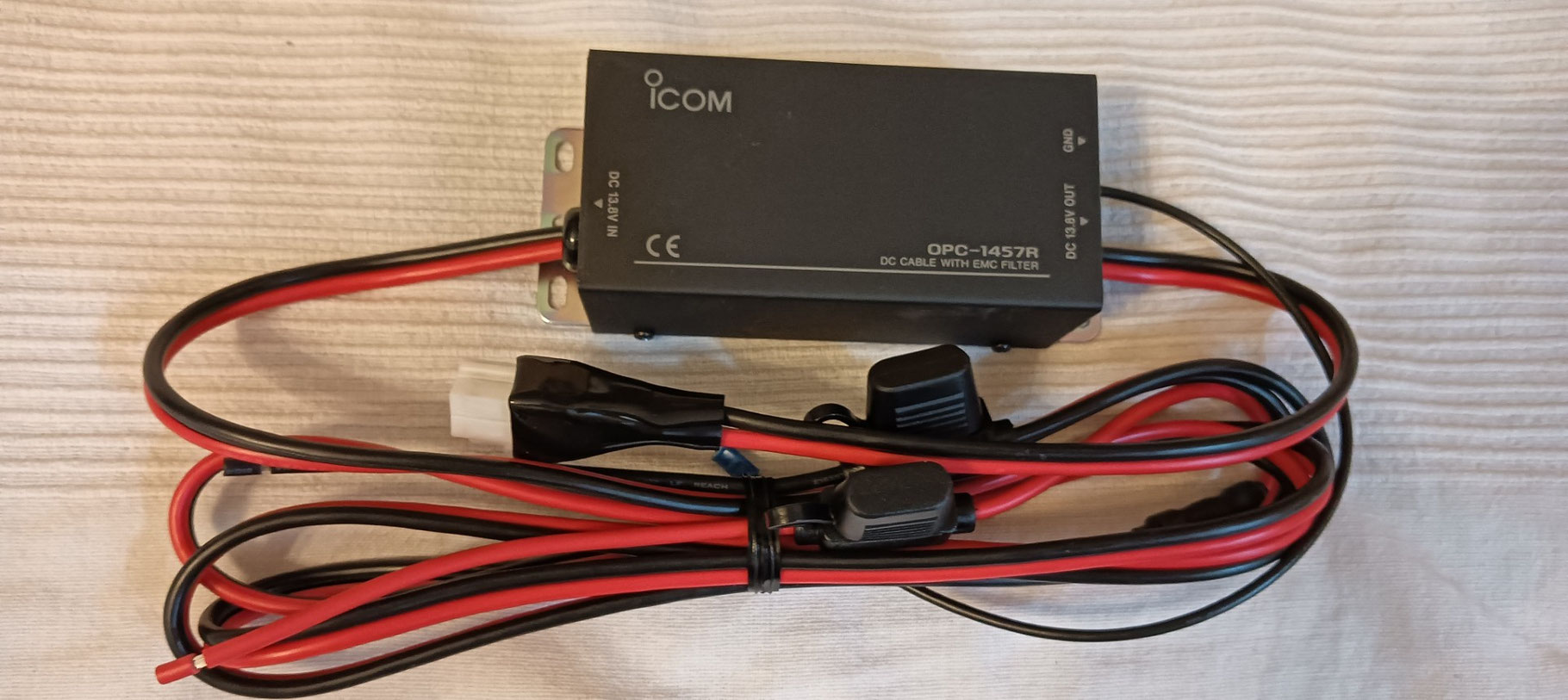 DC Power Cable T Shaped For KENWOOD YAESU VERTEX ICOM PG-2N OPC