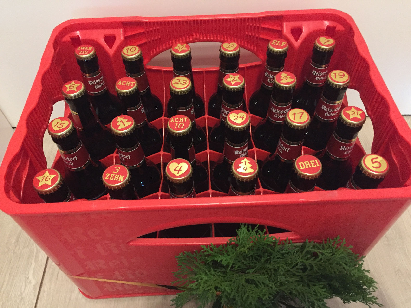 Aufkleber Bier Adventskalender Mornaschneiderss Webseite