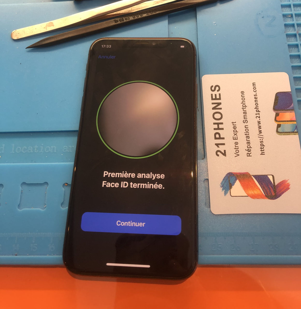 Réparation iPhone 12 Mini Face ID Ne Fonctionne Plus