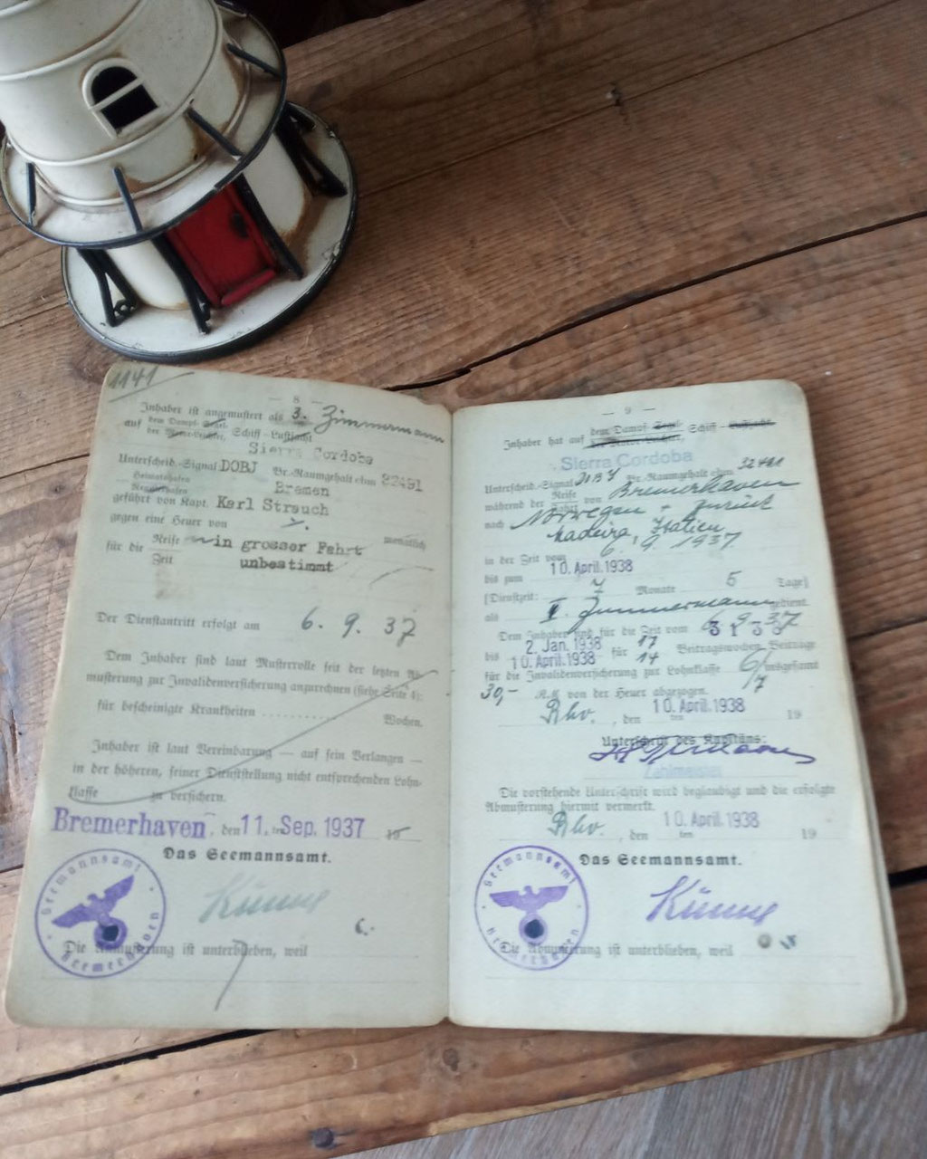 nautische Dokumente Shop Reiko Batsch