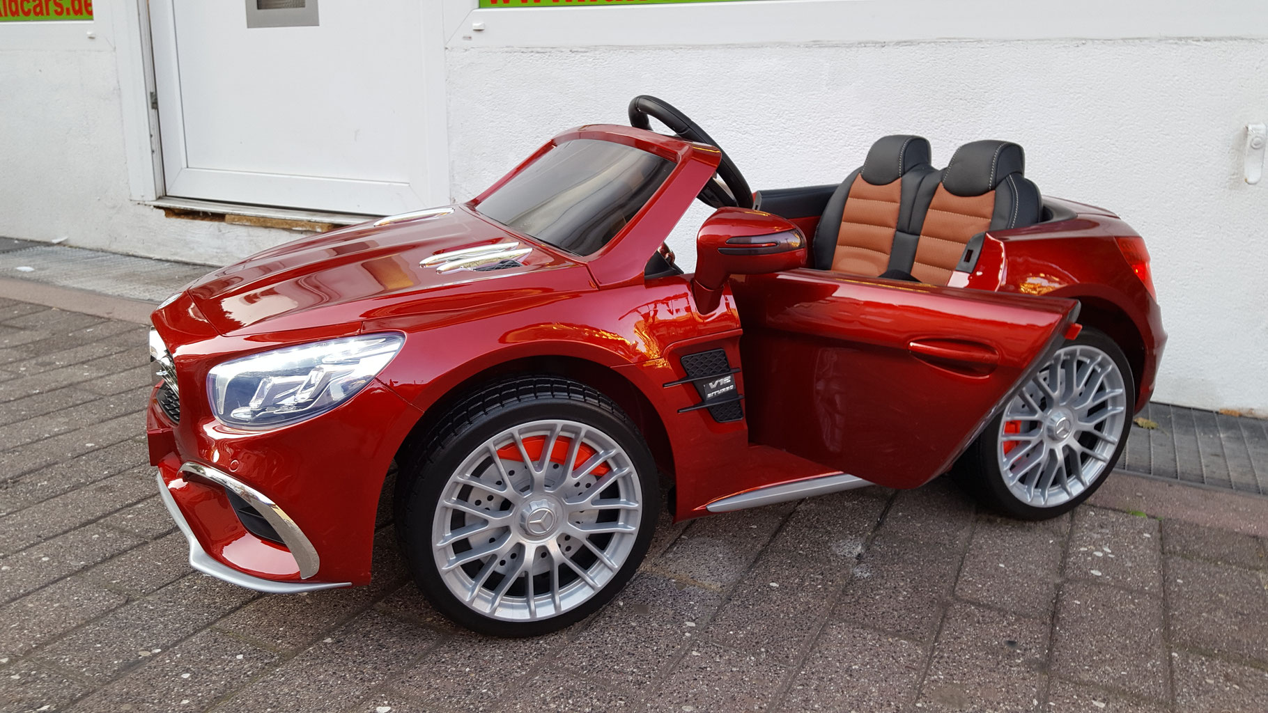 Mercedes Amg Sl65 Kinderauto Kinder Elektroauto Lizensiert Kidcars Weinrot Lackiert Kinder Elektroauto Kinderauto