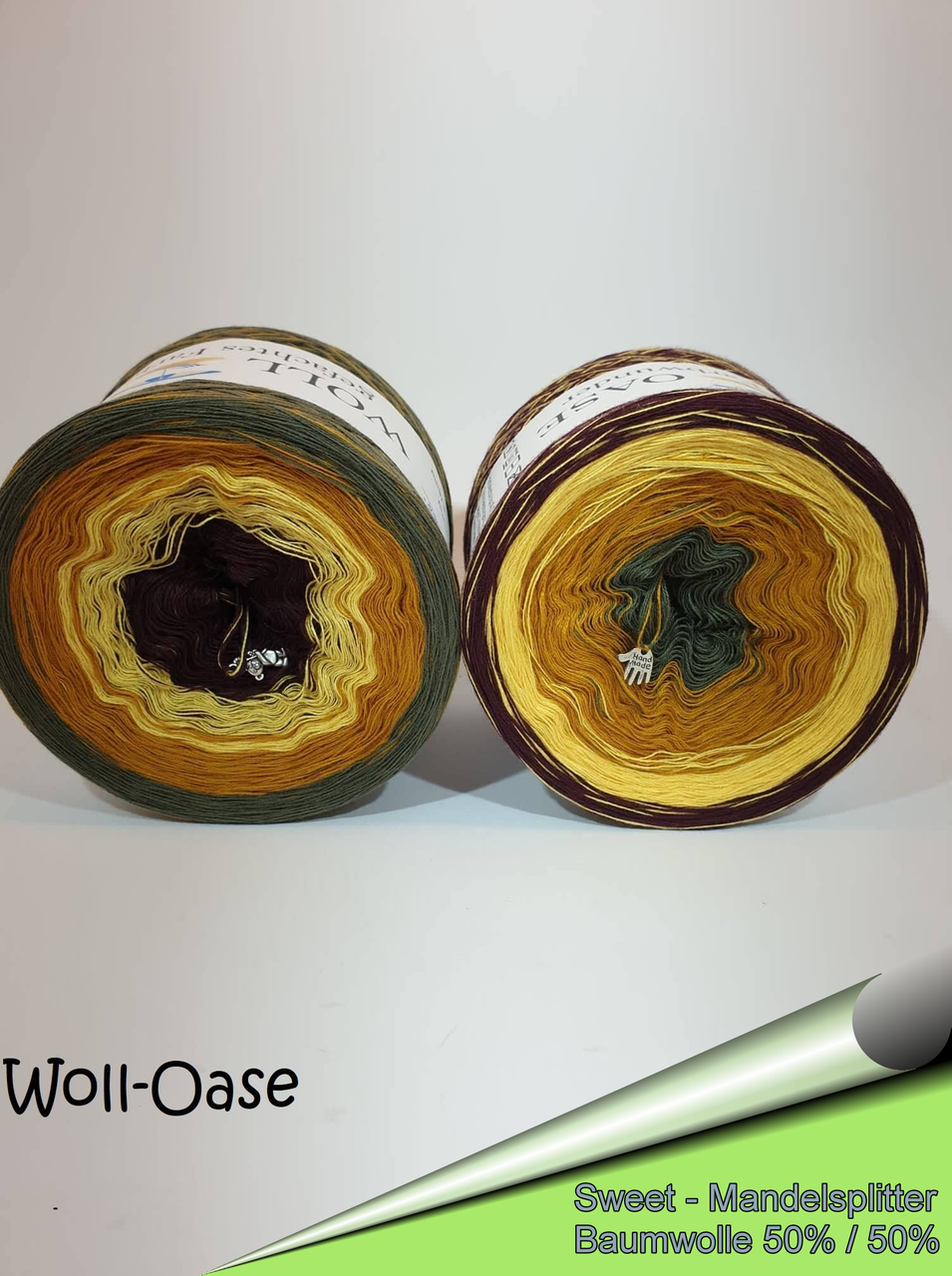 Mandelsplitter - Woll-Oase gefachtes Farbwunder