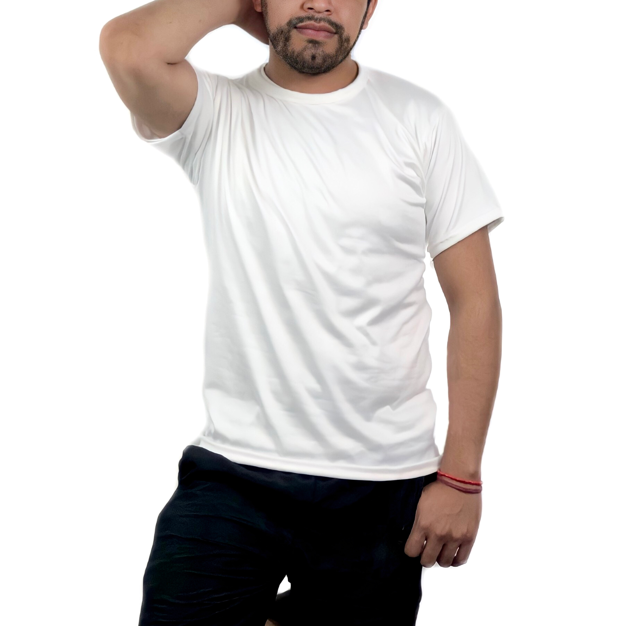 Playera Blanca Sublimacion En Playeras De Algodon Tacto Algodon