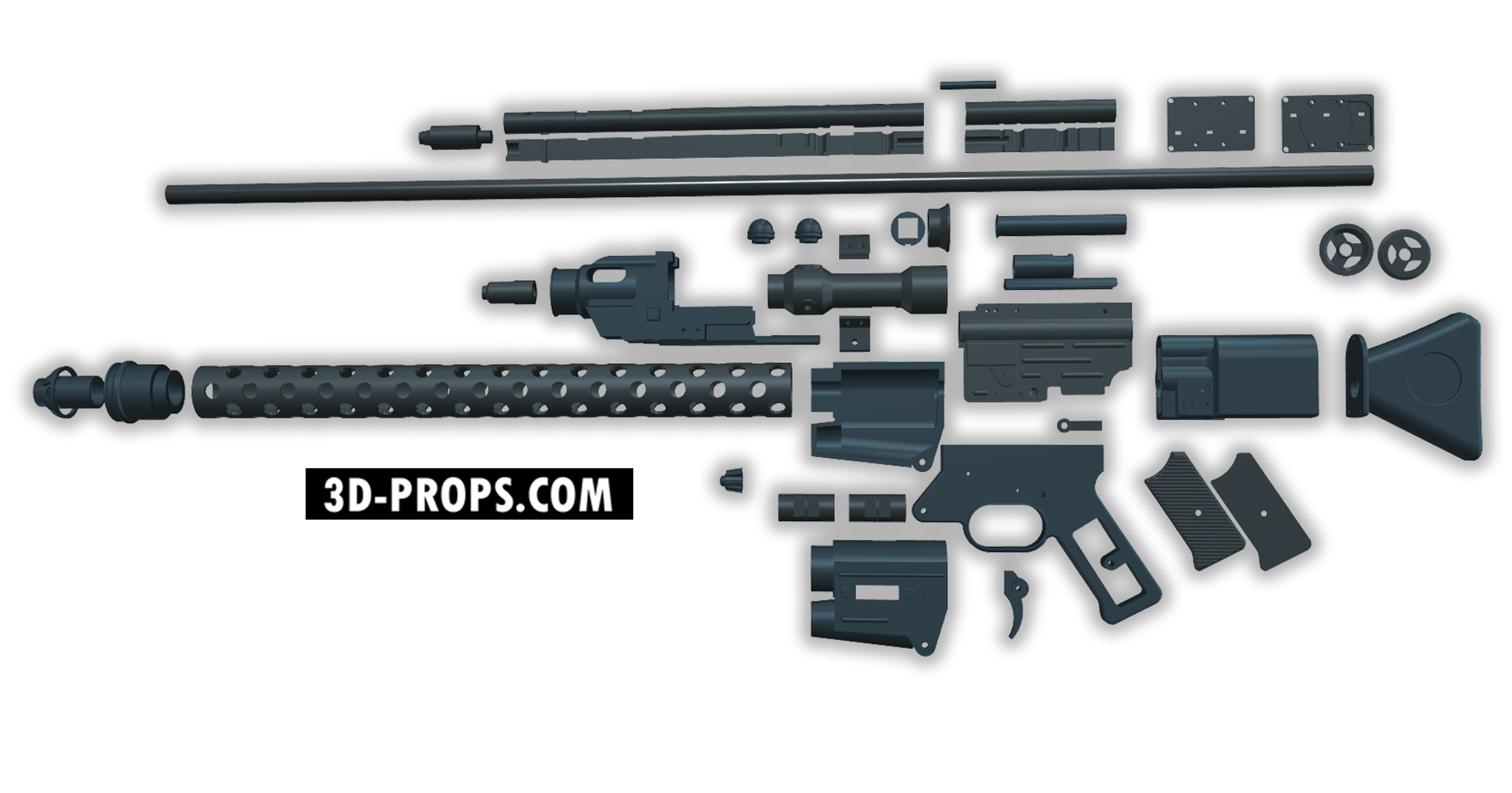 DLT20A 3D FILES 3DPROPS Blasters for display and cosplay.