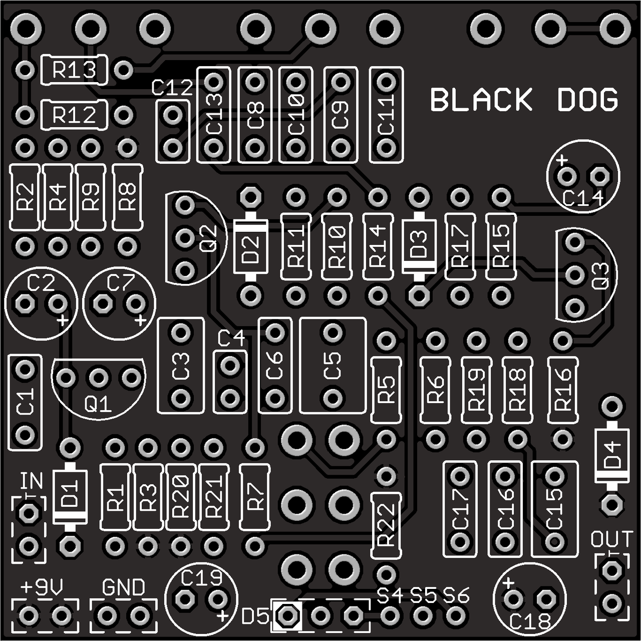 Black Dog Pedal Kit Top Quality DIY Guitar Pedal Kits