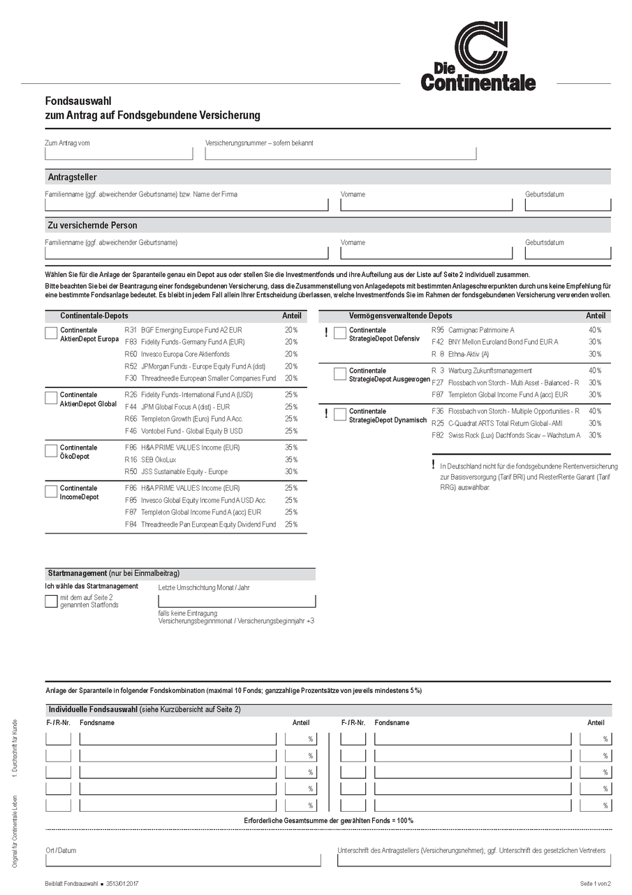 Continentale Dgfrp Webshop