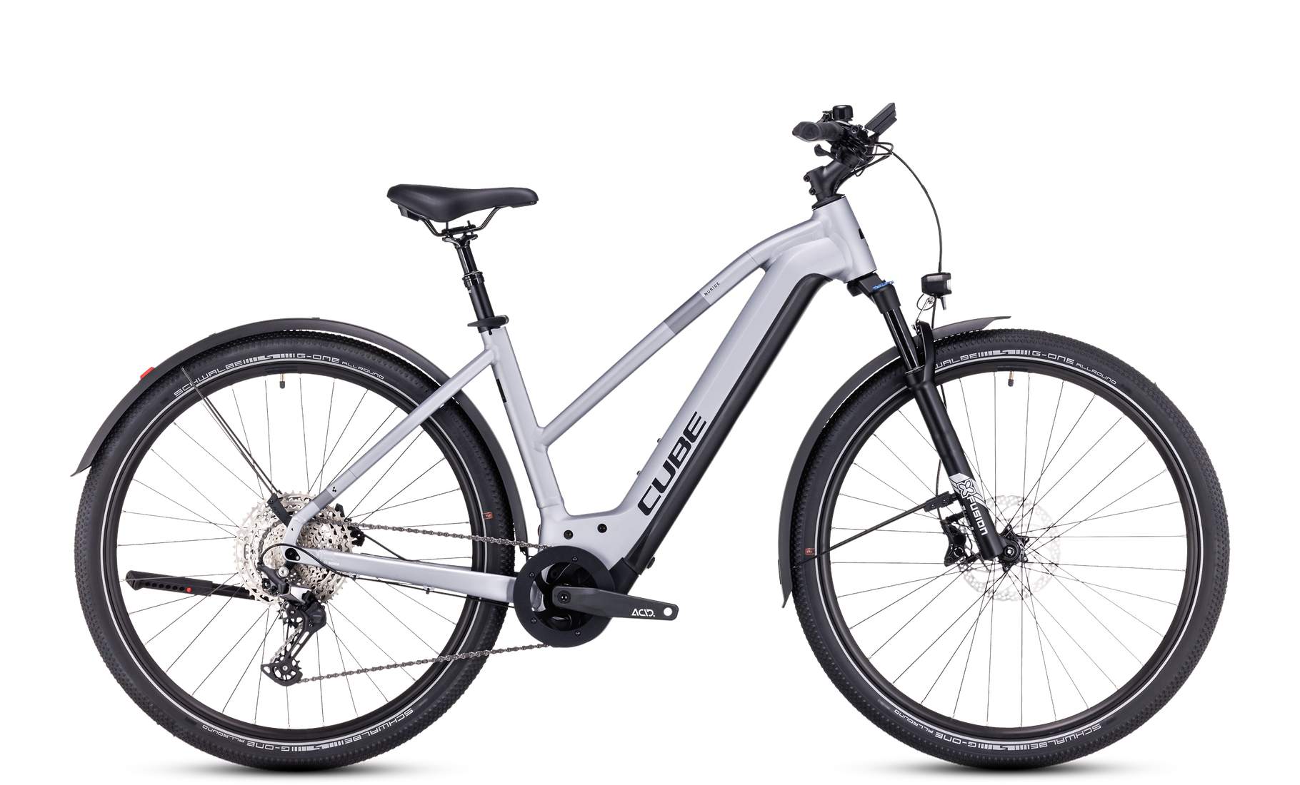 Cube Nuride Hybrid EXC 750 Allroad polarsilver´n´black 2023 zweiradhug