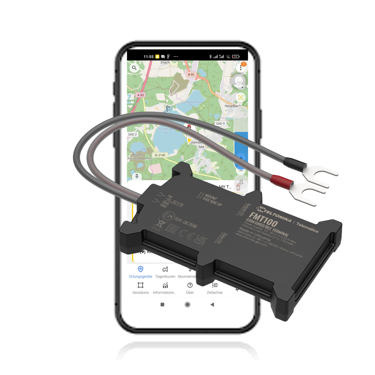 Simmotrade Universal GPS Tracker TK913 Ortungsgerät 25 Tage Standby Finder 