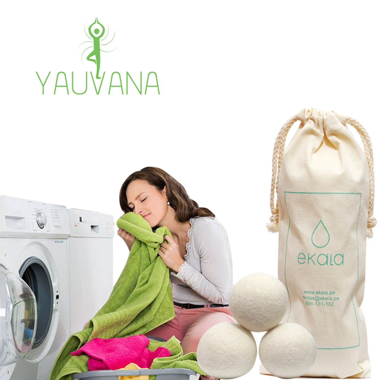 Bolas de aromaterapia para secadora unidades Yauvana Peru