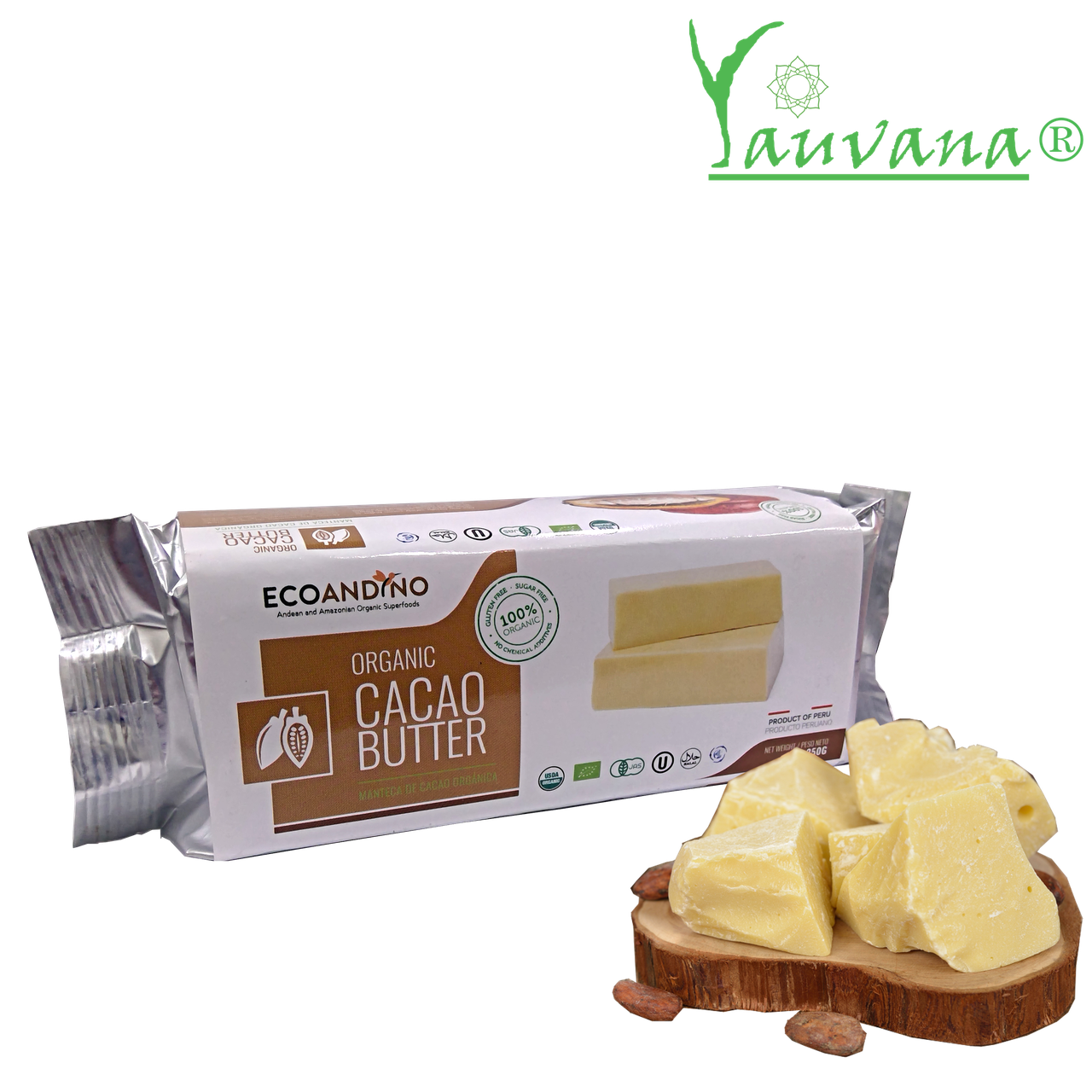 Manteca de Cacao Organico en Pasta - Yauvana Peru Lima productos