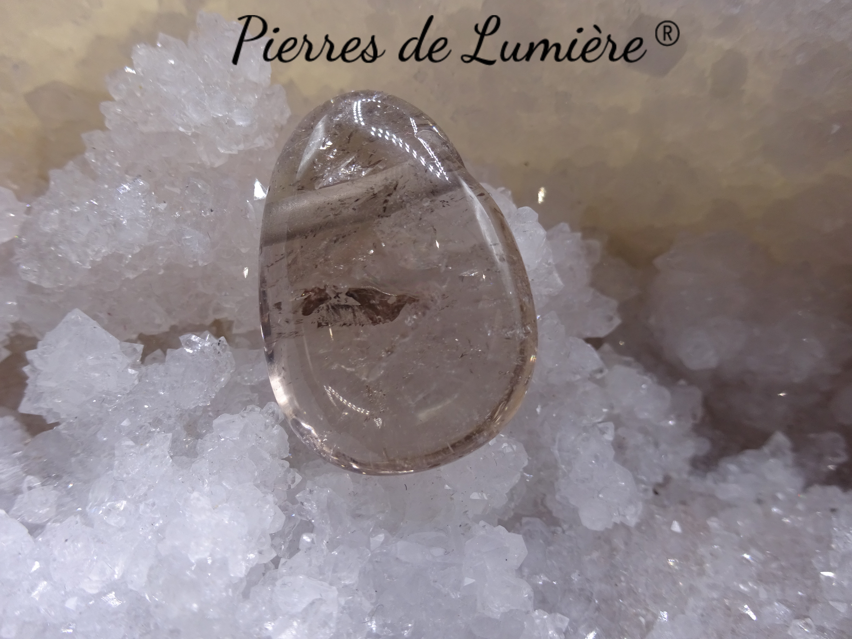 Minéraux Lithothérapie 1 Pierre roulée en Tourmaline "Melon d'Eau" 20/25mm 