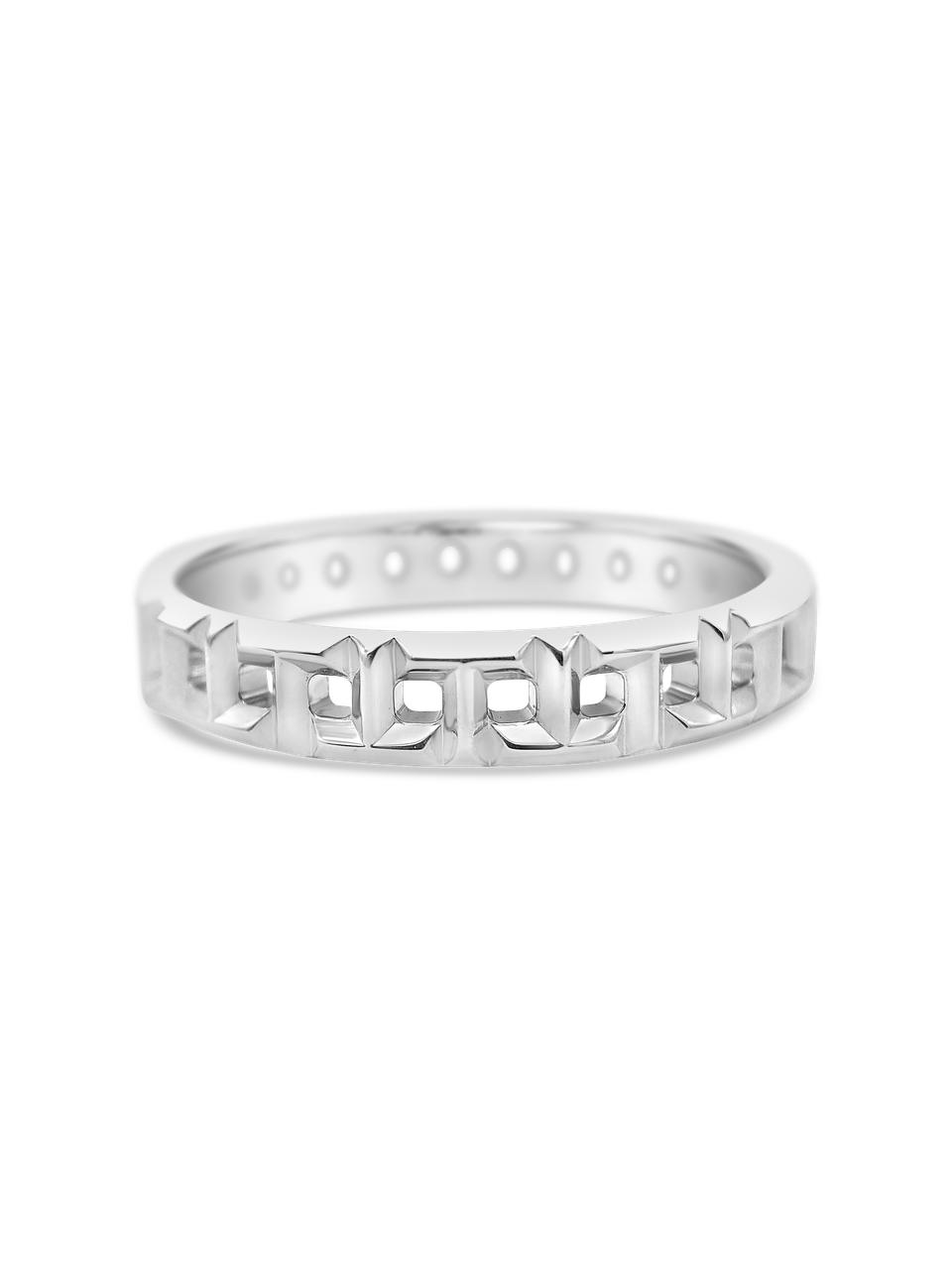 T True Ring WeiBgold Tiffany Co. Luxus aus zweiter Hand Tiffany Co. Ehe und Verlobungsringe