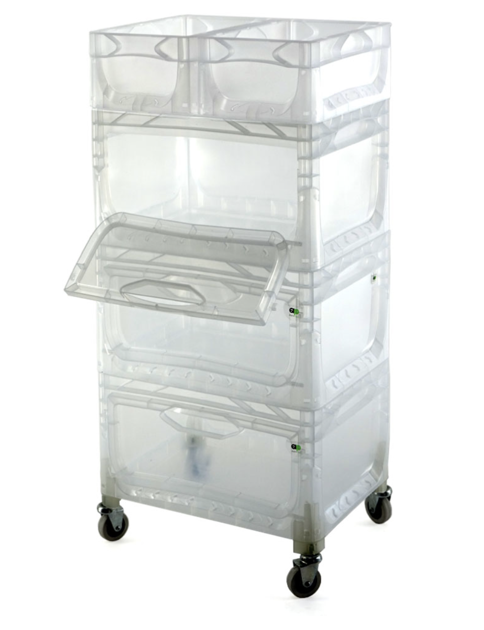 MagicKombo Aufbewahrungsbox, die Euronormbox mit Frontklappe