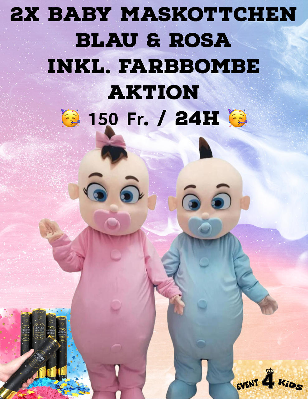 Gender Reveal Party Webseite!