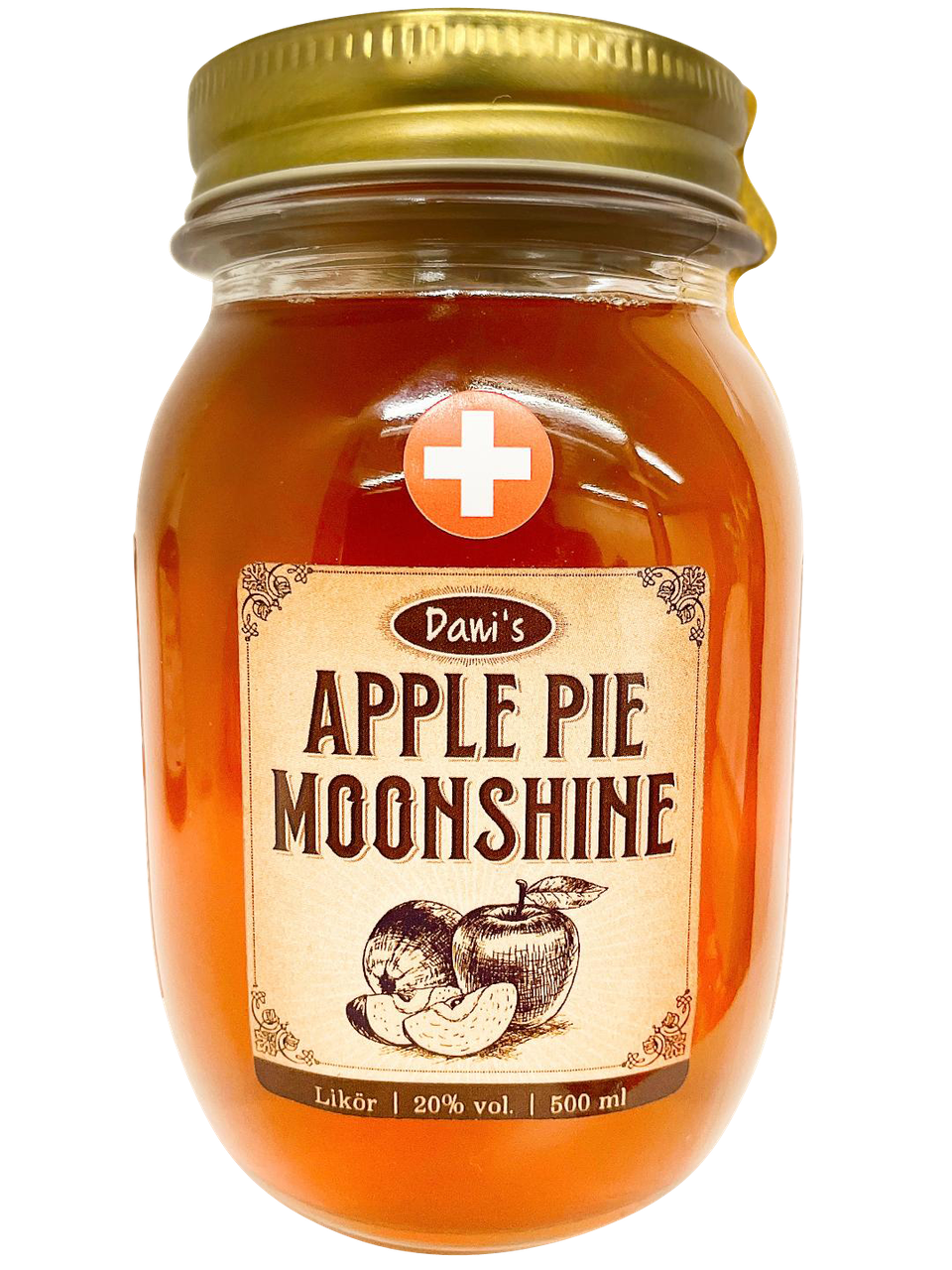 Apple Pie Moonshine Likör der Danidrinks Mikrobrauerei Schweizer