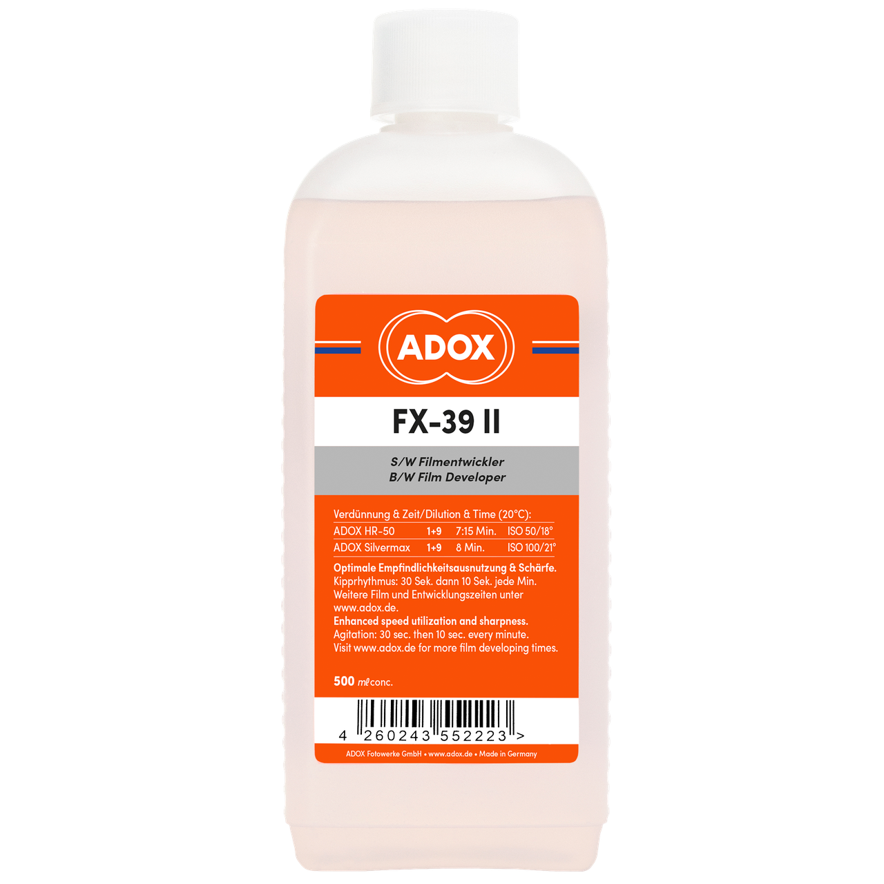 ADOX FX39 II Filmentwickler Edition Argentum