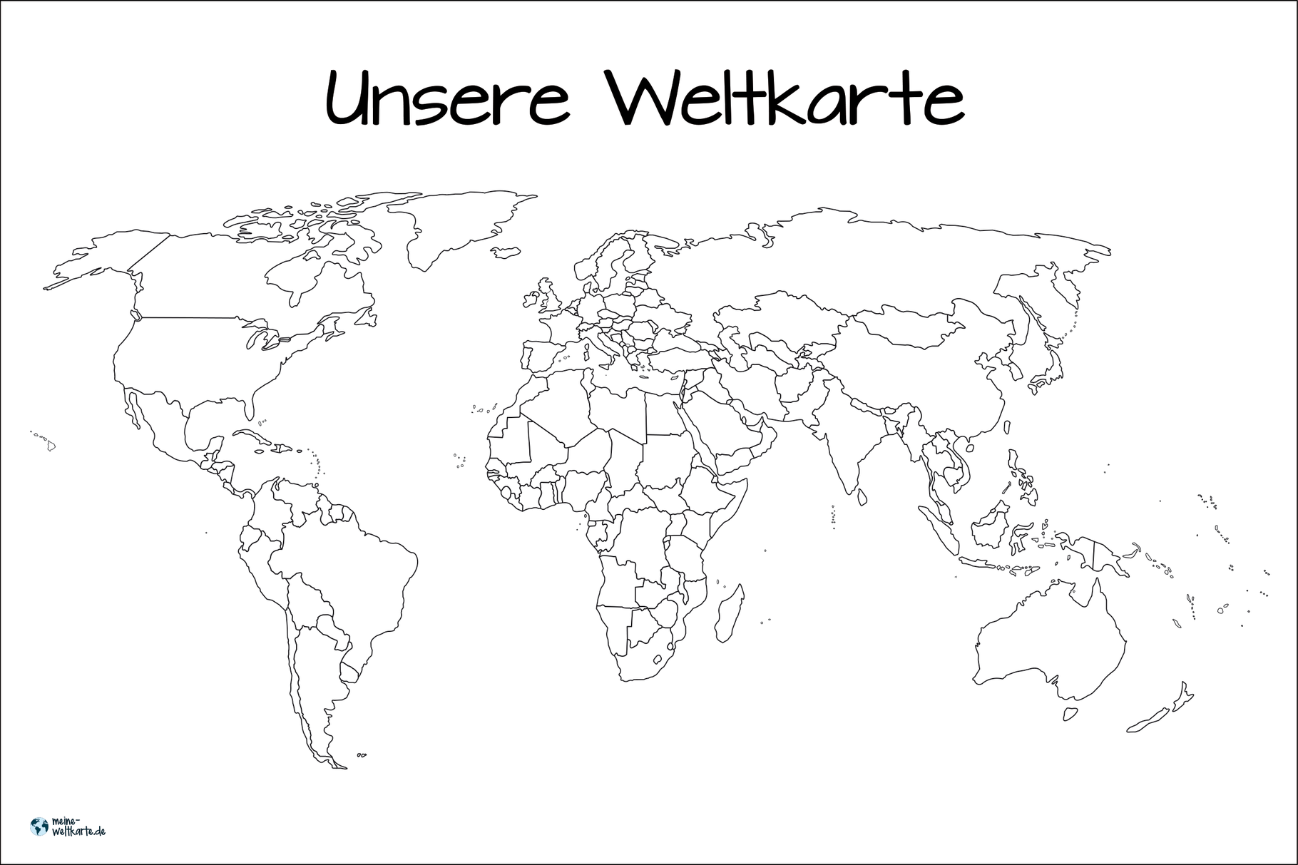 Weltkarte auf Keilrahmen - reiseweltkarte-shop.de - der ...