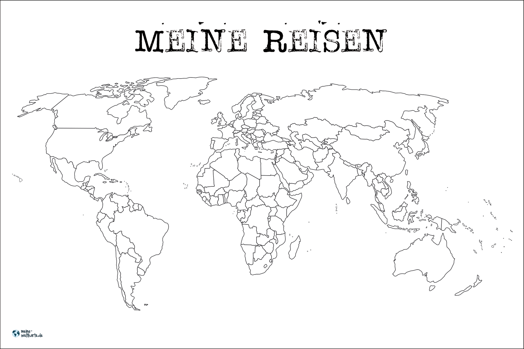 Weltkarten Zum Ausmalen | filmgroephetaccent