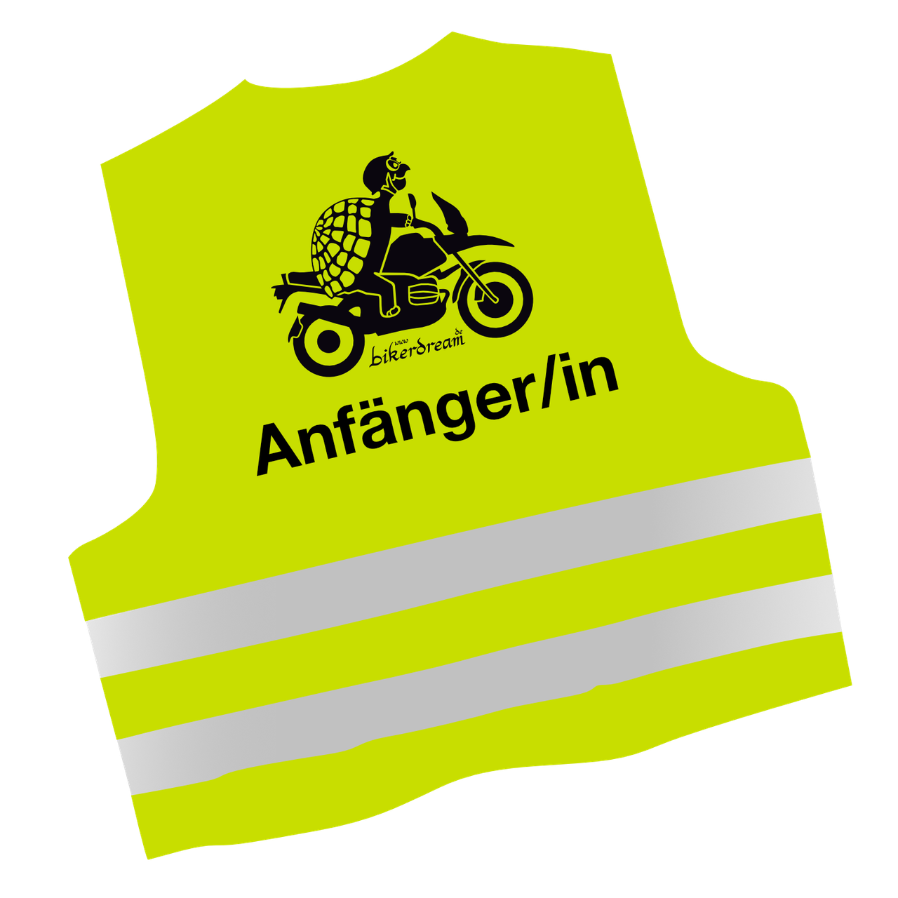 Warnweste - für Motorrad- & Zweiradfahrer - inklusiv Tasche - 60.50.318.0.01