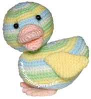 Tutorial: pato tejido a crochet (amigurumi duck)