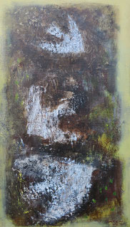 Birds  41×24.2cm　Oil on canvas　2019