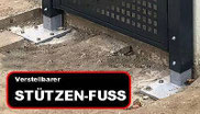 verstellbarer Carport Pfosten