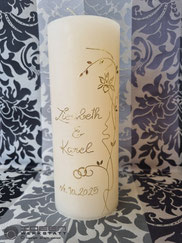 Hochzeit Orchidee, Kerze Hochzeit, Hochzeit gold, Ringe gold, Blumenschmuck Hochzeit, Orchideen Hochzeit, Tischdeko Hochzeit, Zur Hochzeit, Hochzeitsgeschenk