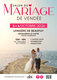 Salon du Mariage de Vendée 03 et 04 Octobre 2026
