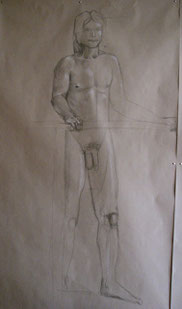  Nude study, live-size, 2012