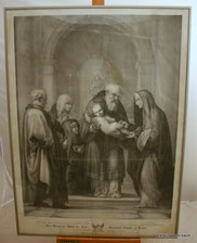 Fra Bartolomeo,Alter Stich nach ,Maria,Jesus,Markgräfin Leopold,Steindruck, € 450,00