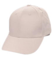 Kappe uni 6-Panel weiß