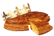 Galette des Rois feuilletée.