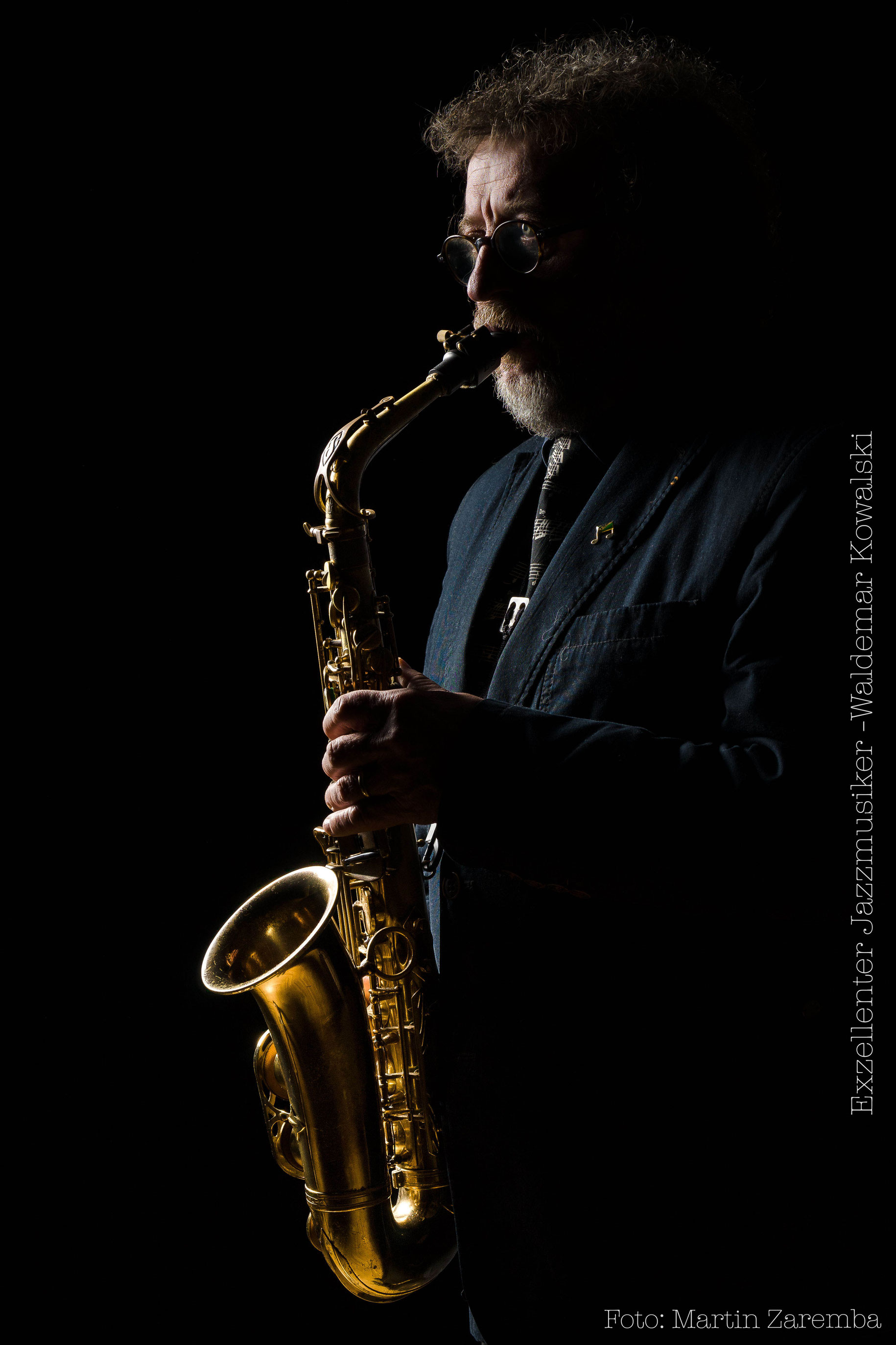 Portrait Jazzmusiker Waldemar Kowalski, Saxophone 