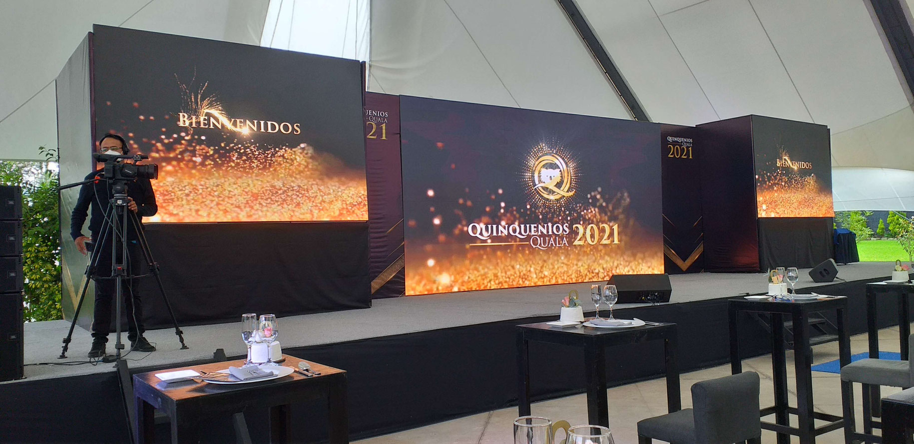 Pantalla led para confrencias