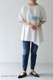 メッシュアシメトリートップス  【SALE】3,980円(税込)